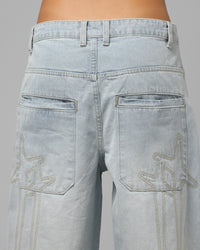 Loiter Star Born Jeans Bleached Blue
