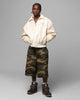 Loiter Solar Vegan Leather Varsity Jacket Beige