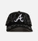 New Era Atlanta Braves 'Outline Flames' 9FORTY A-Frame Snapback Black