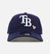 New Era Tampa Bay Rays 'Baseball Hearts' 9FORTY A-Frame Snapback Official Team Color