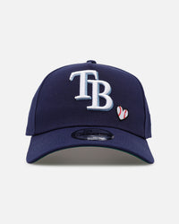 New Era Tampa Bay Rays 'Baseball Hearts' 9FORTY A-Frame Snapback Official Team Color