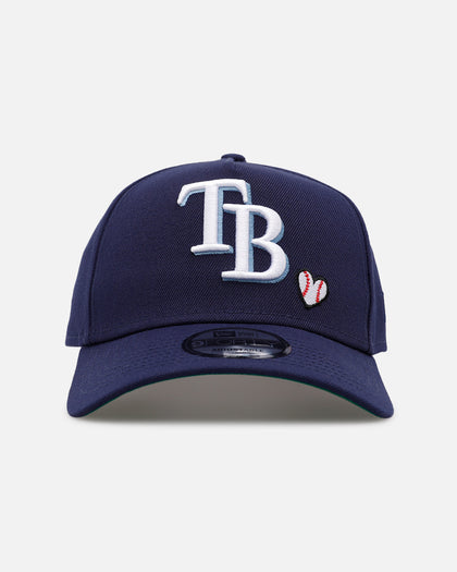 New Era Tampa Bay Rays 'Baseball Hearts' 9FORTY A-Frame Snapback Official Team Color