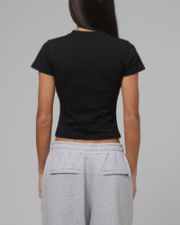 Loiter Women's Star Baby T-Shirt Black