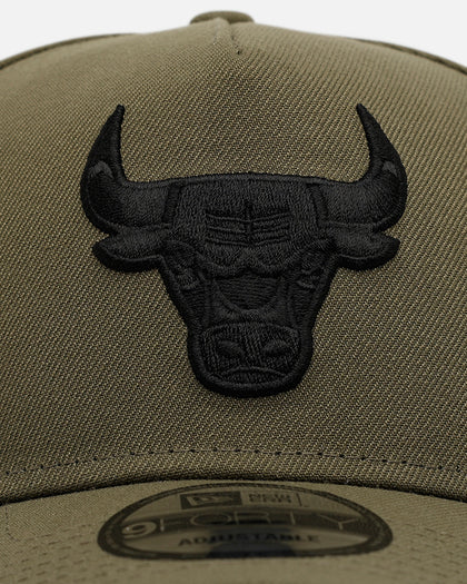 New Era Chicago Bulls 'Easy Olive' 9FORTY A-Frame Snapback Olive