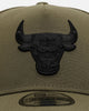 New Era Chicago Bulls 'Easy Olive' 9FORTY A-Frame Snapback Olive