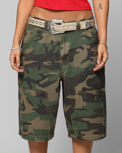 Ed Hardy Dragon Jorts Camo