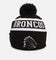New Era Brisbane Broncos 'NRL Black White Beanies' Knitted Beanie Black