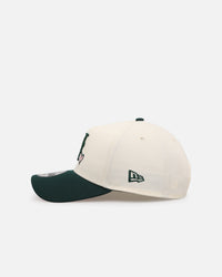New Era New York Mets 'Pink Satin Hearts Green' 9FORTY A-Frame Snapback Chrome/Dark Green