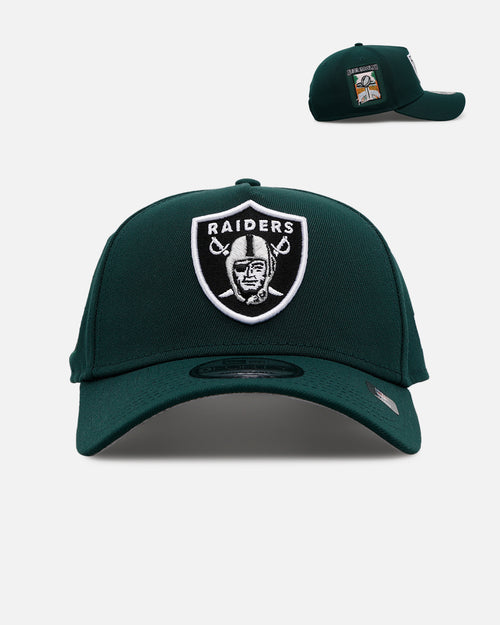 New Era Las Vegas Raiders 'Evergreen' 9FORTY A-Frame Snapback Dark Green