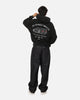 Key Street Low Standards Hoodie Black Acidwash