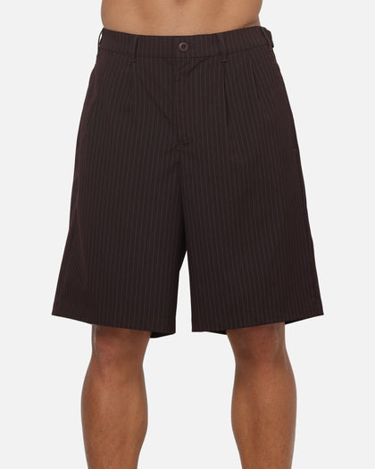 X-Large Amplify Pleated Shorts Brown