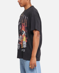 Mitchell & Ness Chicago Bulls Dennis Rodman Flaming Hot T-Shirt Faded Black
