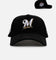 New Era Milwaukee Brewers 'Black Cord' 9FORTY A-Frame Corduroy Snapback Black