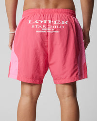 Loiter Subculture Panel Shorts Pink