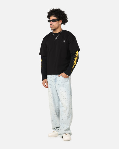 Saint Morta La Flame Long Sleeve T-Shirt Black