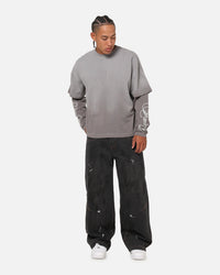Saint Morta Divine Regiment Long Sleeve T-Shirt White/Grey