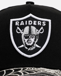 New Era Las Vegas Raiders 'Spider Web Visor' 9FORTY A-Frame Snapback Black
