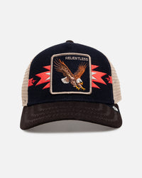 Goorin Bros Canyon Represent Trucker Snapback Navy/Brown