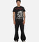 Ed Hardy Faded Bootcut Jeans Washed Black