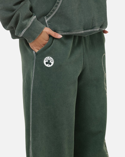 Mitchell & Ness Boston Celtics Star Script Relaxed Track Pants Pine Green