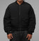 Loiter Hybrid Cropped Bomber Jacket Black