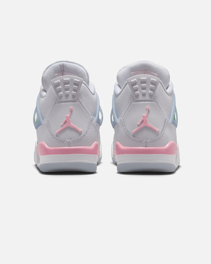 Jordan Kids' Air Jordan 4 Retro (GS) White/Medium Soft Pink
