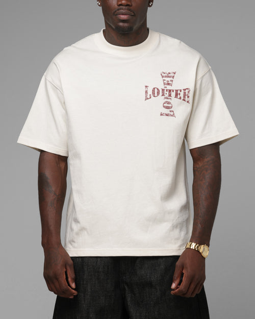 Loiter Rider Vintage T-Shirt Off White