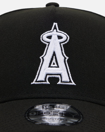 New Era Los Angeles Angels 'Easy Black and White' 9FORTY A-Frame Snapback Black/White