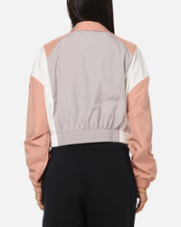 Nike Women's Sportswear Classic Woven Lightweight 1/4-Zip Jacket College Grey/Rose Gold/Sail