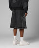 Loiter Goth Clique Jorts Black