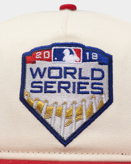 New Era Boston Red Sox '2010's World Series Through The Decades' 2018 World Series Golfer Snapback Chrome White