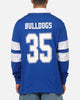Bleacher Athletic Canterbury-Bankstown Bulldogs NRL Legacy Rugby Polo Shirt Blue