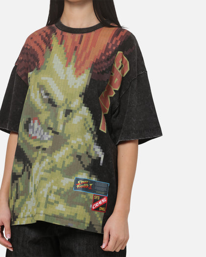 Criminal Damage Blanka T-Shirt Washed Black