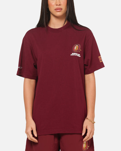 Mitchell & Ness Queensland Maroons Vintage T-Shirt Maroon