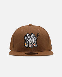 New Era New York Yankees 'Scribble' 59FIFTY Fitted Brown