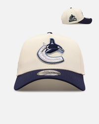 New Era Vancouver Canucks 'Team Color Visor' 9FORTY A-Frame Snapback Chrome/Official Team Color