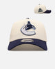 New Era Vancouver Canucks 'Team Color Visor' 9FORTY A-Frame Snapback Chrome/Official Team Color