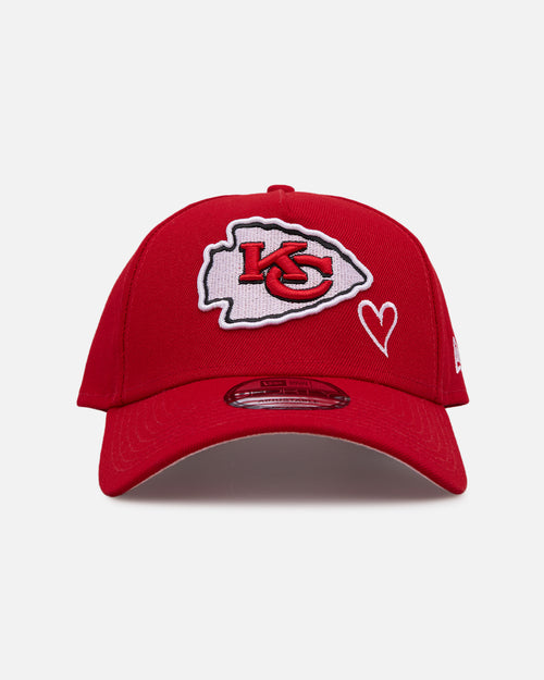 New Era Kansas City Chiefs 'Team Color Hearts' 9FORTY A-Frame Snapback Official Team Color