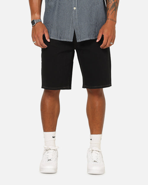 S Double Denim Standard Shorts Raw