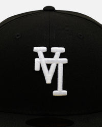 New Era Los Angeles Dodgers 'Upside Down LA Logo' 59FIFTY Fitted Black