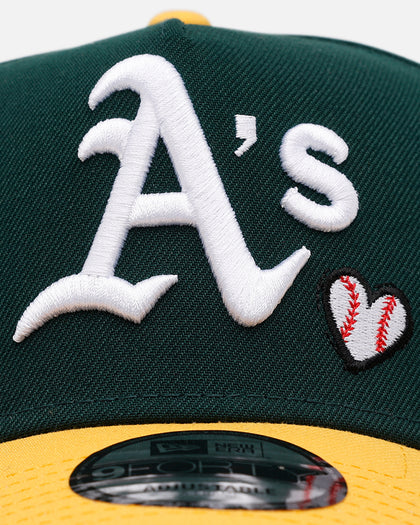 New Era Oakland Athletics 'Baseball Hearts' 9FORTY A-Frame Snapback Official Team Color