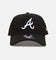 New Era Atlanta Braves 'Easy Black and White' 9FORTY A-Frame Snapback Black/White