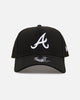 New Era Atlanta Braves 'Easy Black and White' 9FORTY A-Frame Snapback Black/White