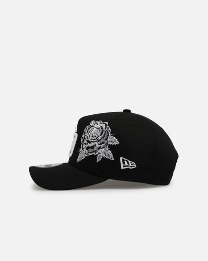 New Era San Diego Padres 'Ornate Rose' 9FORTY A-Frame Snapback Black/White