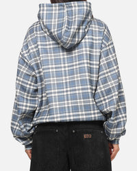 Carre Gridline Hoodie Blue-plaid