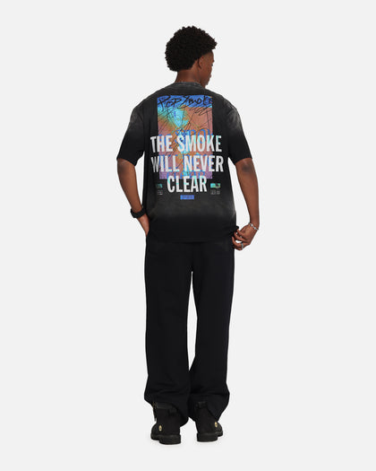 Pop Smoke Never Clear T-Shirt Black Wash