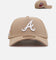 New Era Atlanta Braves 'Tan Pink' 9FORTY A-Frame Snapback Tan