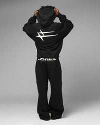 Loiter Jet Stream Zip Hoodie Black/White