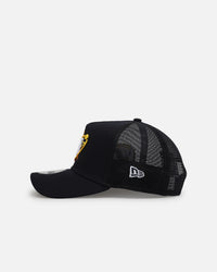 New Era Houston Astros 'Team Color' 9FORTY A-Frame Trucker Snapback OTC
