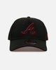 New Era Atlanta Braves 'Easy Black And Scarlet' 9FORTY A-Frame Snapback Black/Scarlet